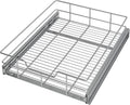Pull Out Cabinet Organizer 17" W X 22" D, Slide Out Drawers For Kitchen Organizers and Storage, Pull Out Drawers For Cabinets Capacity Heavy Duty Caddy, Cabinet Shelves Chrome-Plated, Bathroom Pantry