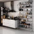 14" Deep x 48" Wide x 86" Height Wire Shelving Kit | 8-Tier | NSF Commercial Storage Rack Unit