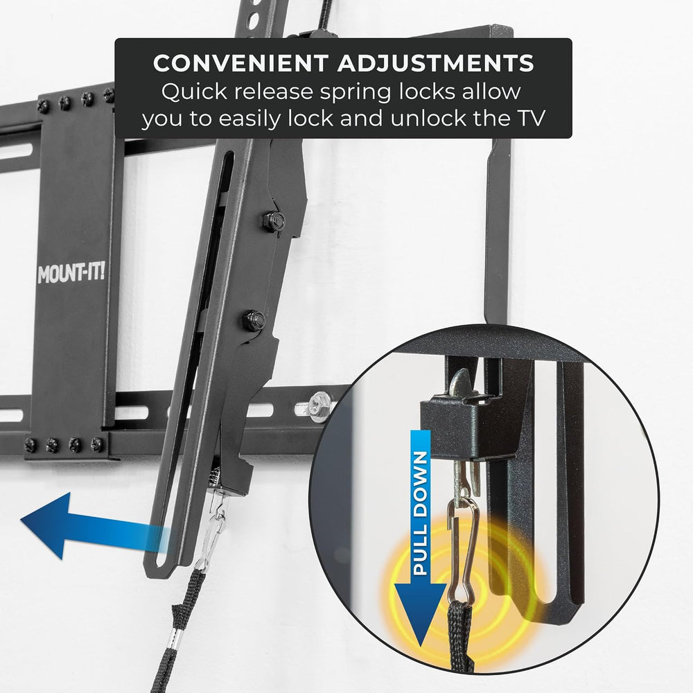 Mount-It! Tilting TV Wall Mount Bracket for 42-80 Inch TVs | Universal TV Mou...