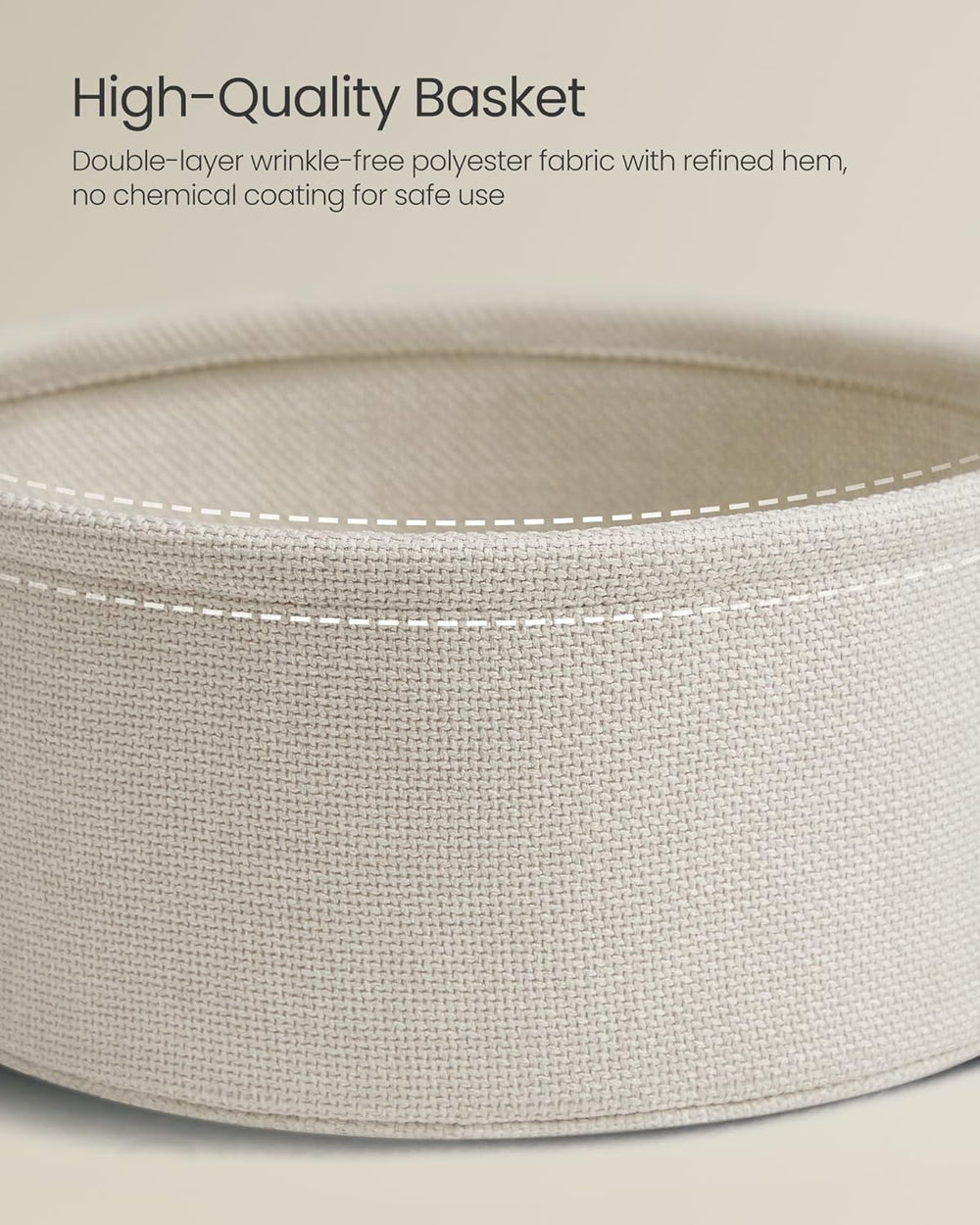 VASAGLE LILEA Collection - Side Table with Charging Station, Round End Table ...