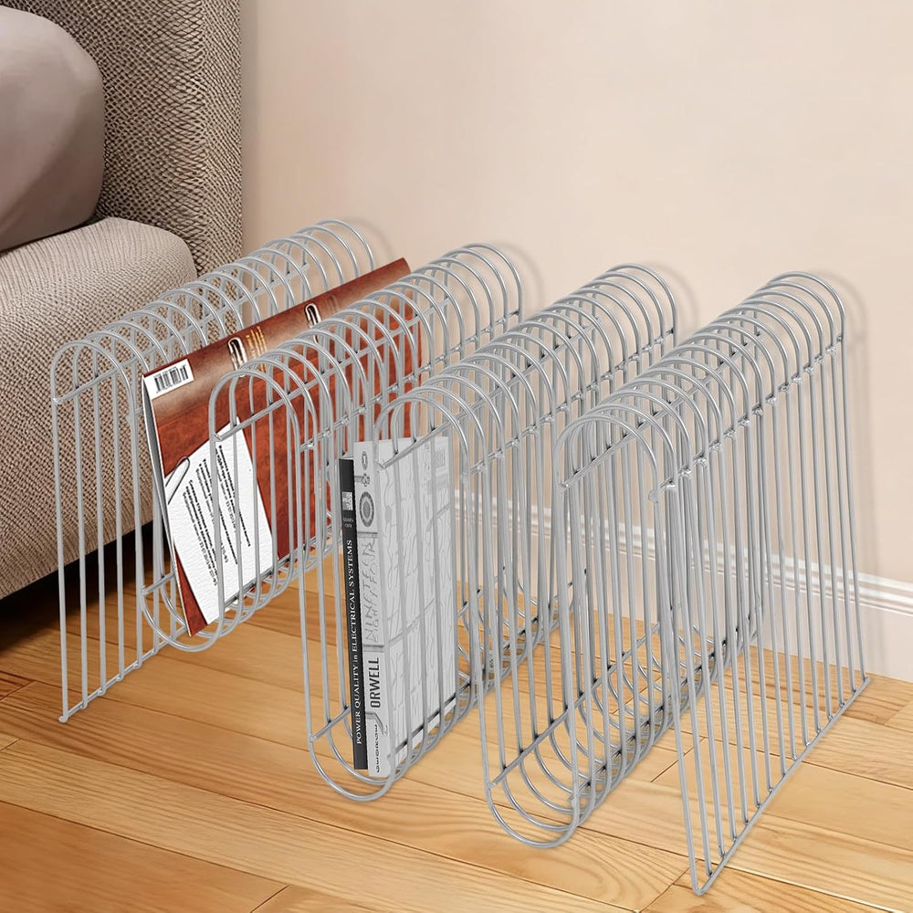 Modern Side Table M-Shaped Side Table Iron Linear End Table for Books, Magazi...