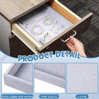 Quelay Stackable Jewelry Tray Jewelry Organizer Tray Showcase Display Empty Plate Bracelet Ring Earring Organizer