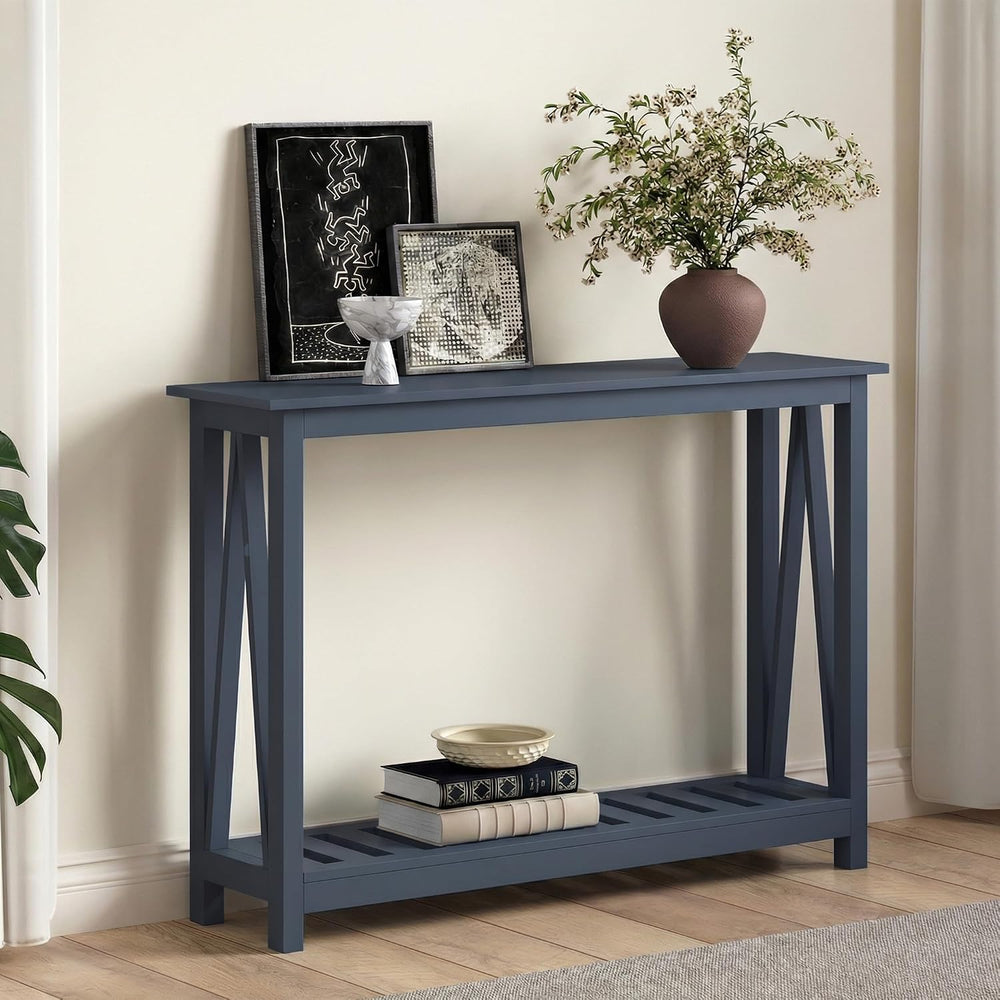 ChooChoo Farmhouse Console Table, Narrow Sofa Table for Entryway, 40 Inch | R...