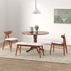 International Concepts 42" Round Dual Drop Leaf Pedestal Table