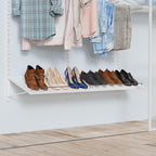 ClosetMaid ShelfTrack White Standard Upright - 12-Inch Double Slot Durable Steel Closet System Hardware for Closets, Pantries, Utility Rooms, and Laundry