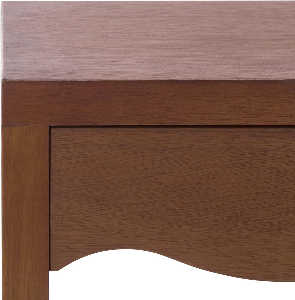SAFAVIEH Home Collection - Kannie Dark Oak Accent Table, 1 Drawer Side Table,...