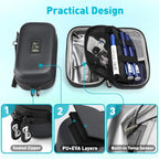 Insulin Cooler Travel Case Diabetic Medication Insulated Cool Organizer with 2 Reusable Ice Packs for Insulin Pen and Other Diabetic Supplies, for the Daily Life and Trip, Pink Color