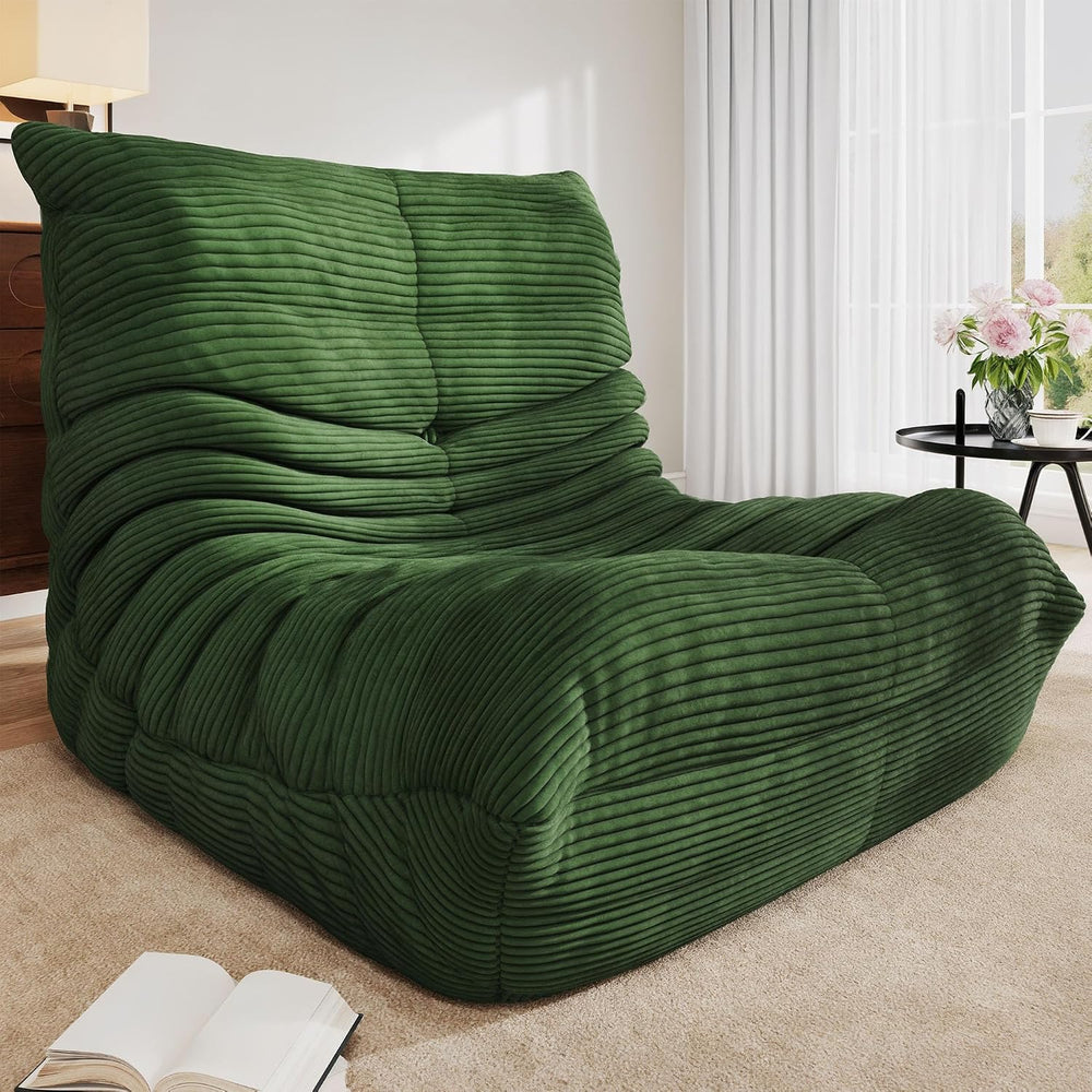 YITAHOME Bean Bag Chairs for Adults | Giant Lazy Floor Sofa with Memory Foam,...