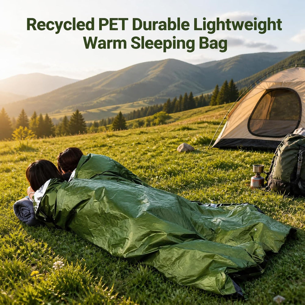 Camouflage Emergency Sleeping Bag Survival Blanket
