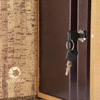 Barska Antique Map Book Safe with Key Lock – Hidden Diversion Lock Box with Magnetic Closure – Concealed Steel Compartment for Cash, Jewelry, and Valuables – Home or Office Security
