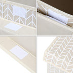 Mayniu Kids Toy Storage Box Chest with Lid, Sturdy Toy Bin Organizer for Kids, Girls, Boys, Living Room, Nursery, Bedroom, Playroom 25"x13" x16" (Beige)