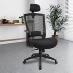 Ergonomic Office Chair for Big and Tall People, 400lb Computer Desk Chair with Adjustable 2D Headrest, Lumbar Support & Armrests, 5 Inch Thick Foam Cushion Seat, Mesh Rolling Chair for Work & Gaming