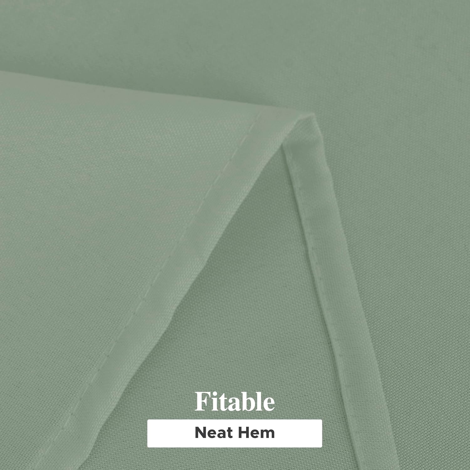 Fitable 6 Pack Sage Green Round Tablecloths - 120 Inches in Diameter | Wrinkle & Stain Resistant, Washable Polyester Fabric, For Wedding Party Banquet Formal Events Fall Thanksgiving Harvest