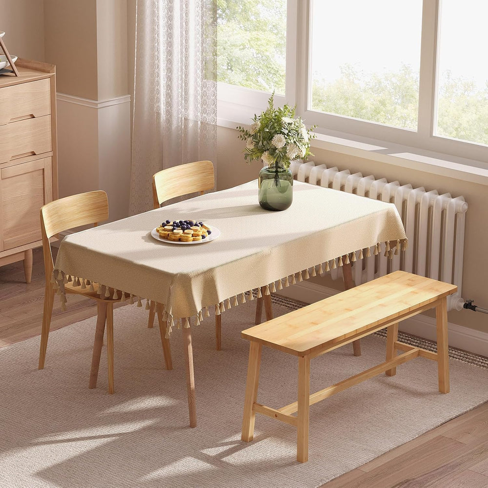 HOOBRO 39.3'' Bamboo Dining Bench, Farmhouse Table Bench, Kitchen &am...
