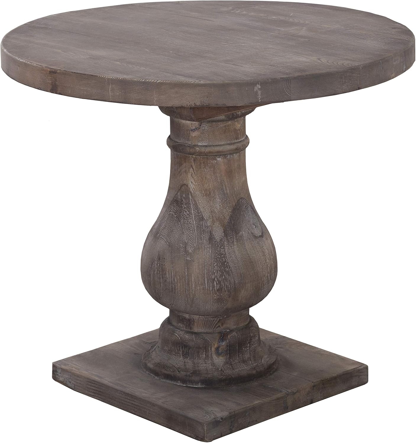 Carolina Reclaimed Pine Round End Table by Kosas Home