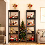 5-Tier Slim Metal Shelving Unit, Adjustable Narrow Standing Shelf for Kitchen Pantry, Bathroom, Laundry Room & More | 16" Wide, 10" Deep, 63" High | Space-Saving Storage for Small Spaces