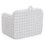 Delta Children Checkered Cozee Chair, Grey