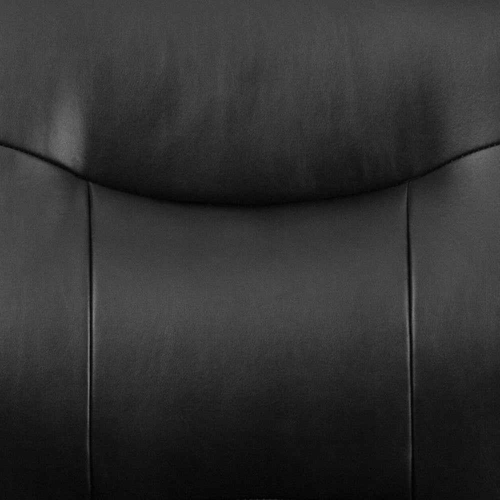 Flash Furniture Hercules LeatherSoft Reception Side Chair, Black