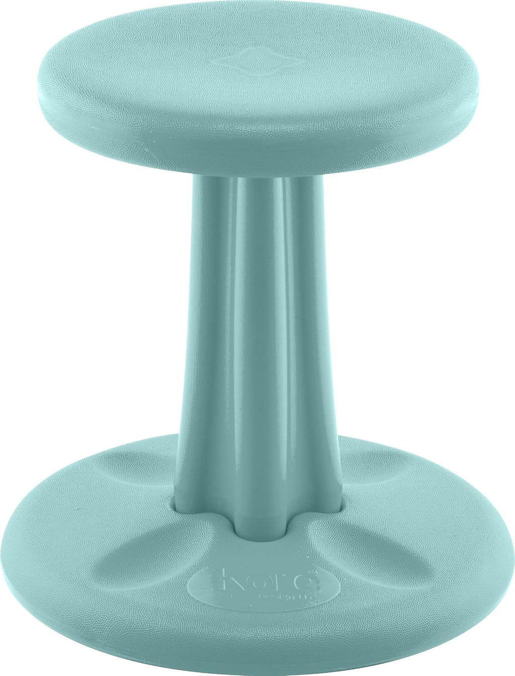 Kore Pre-Teen Wobble Stool, Flexible Seating, Ages 10-11, 18.7in, Teal | Wiggle chair for classroom and home boosts focus, improves posture, and provides an energy outlet; anti-tip base; Made in USA