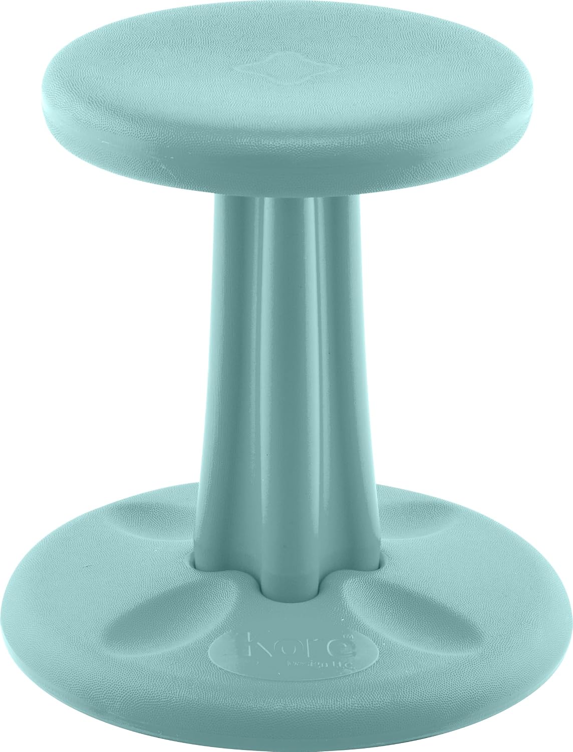 Kore Pre-Teen Wobble Stool, Flexible Seating, Ages 10-11, 18.7in, Teal | Wiggle chair for classroom and home boosts focus, improves posture, and provides an energy outlet; anti-tip base; Made in USA