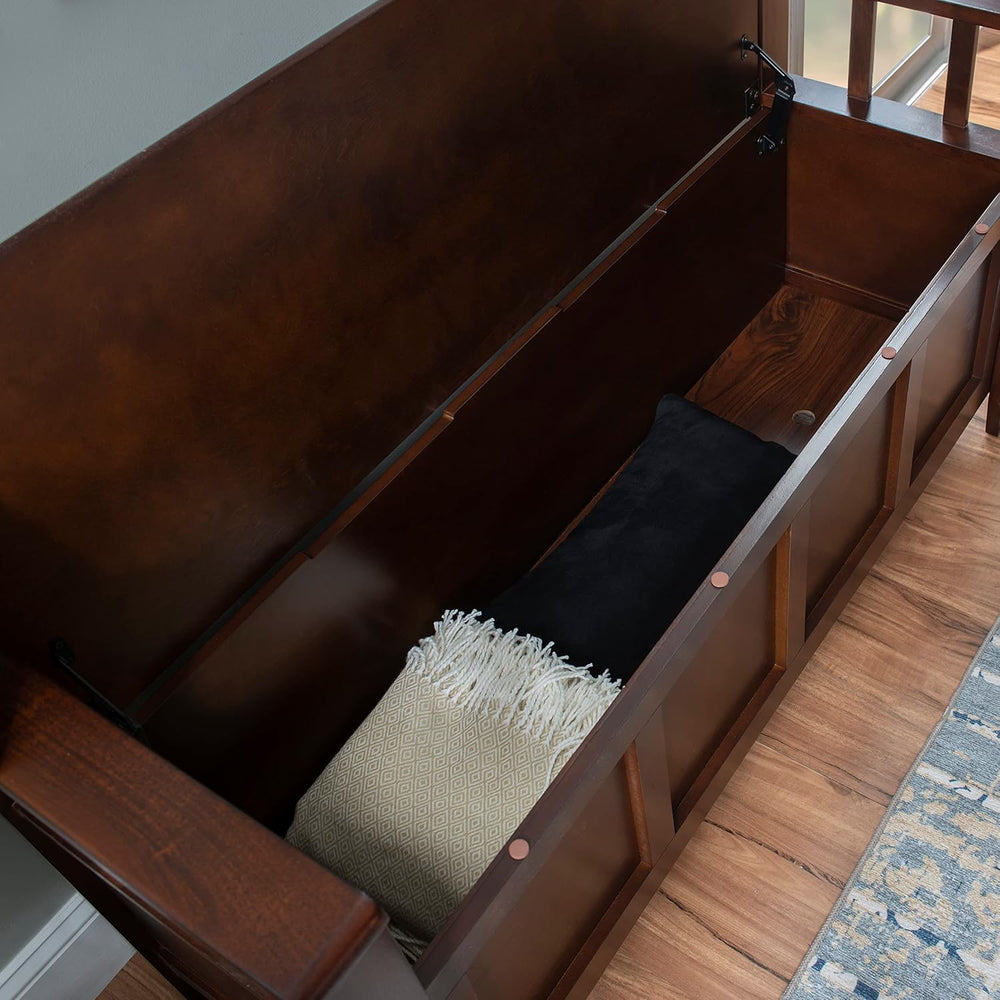 Linon Home Dcor Linon Home Decor Cynthia Storage Bench, 50"w x 17.25&quo...