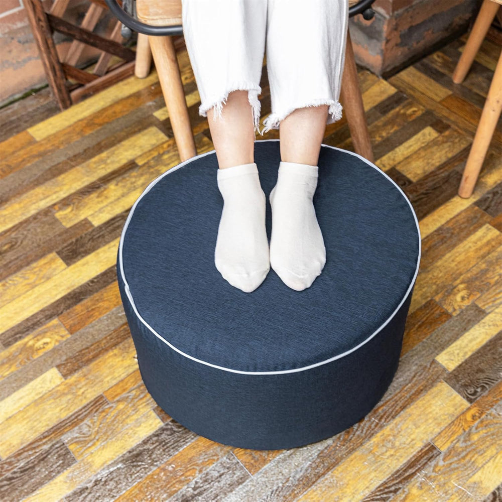 Outdoor Ottoman Outdoor Ottomans for Patio 20x12 Inches Modern Lightweight Fo...
