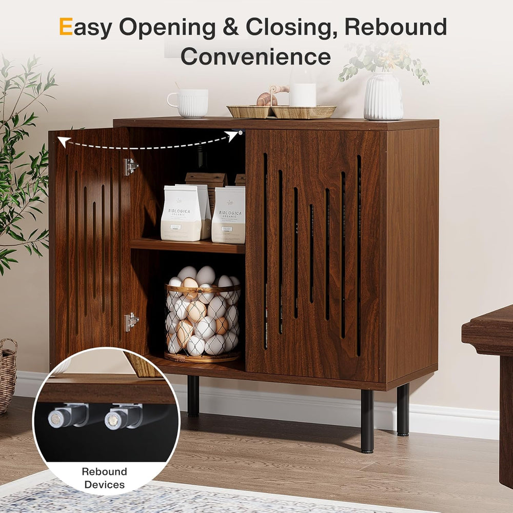 Tribesigns Set of 2 Sideboard Buffet with Storage, 59" Sideboard Cabinet
