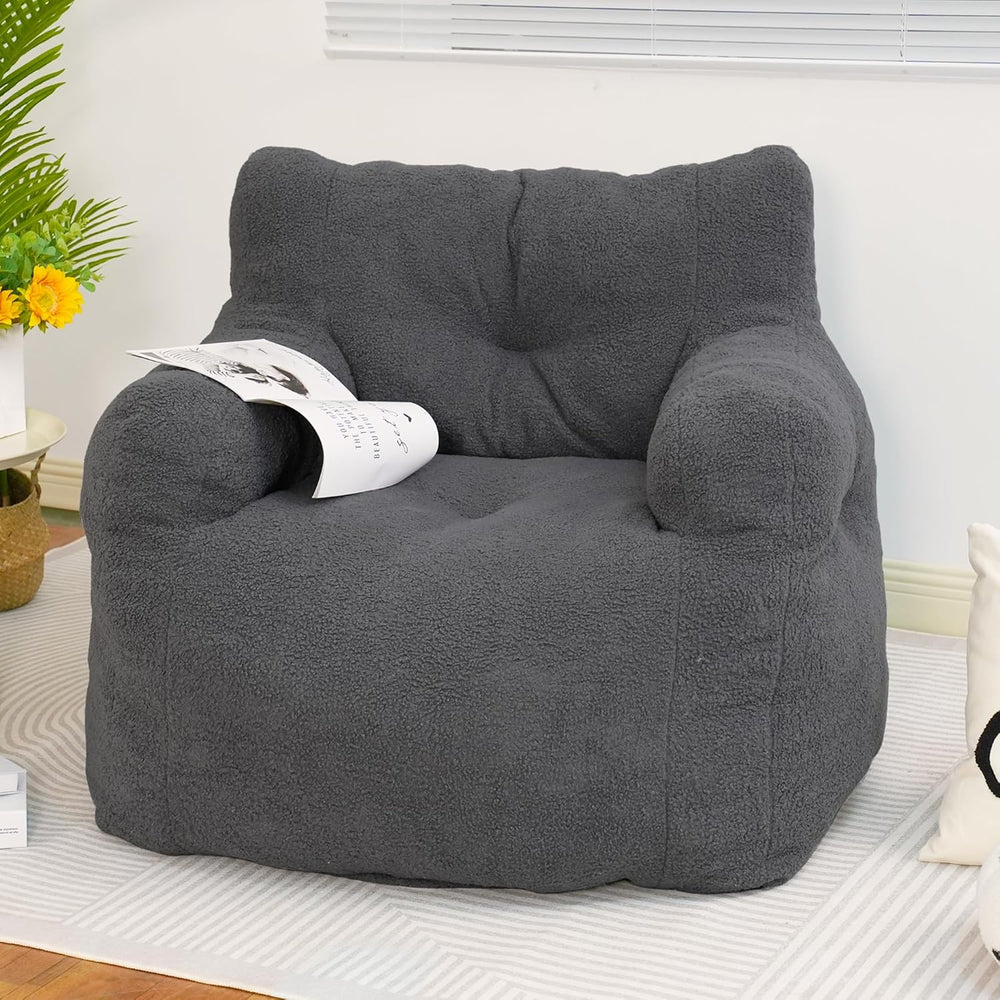 DKLGG Bean Bag Chairs for Adults, Giant Bean Bag Chair with Filler Included F...
