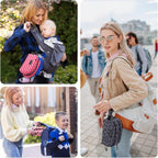 Cerbonny Reusable Lunch Bag, Grey Leopard, 2.5L, Insulated, Zipper Closure, Portable, Thermal Insulated, Office, Picnic, Travel, School