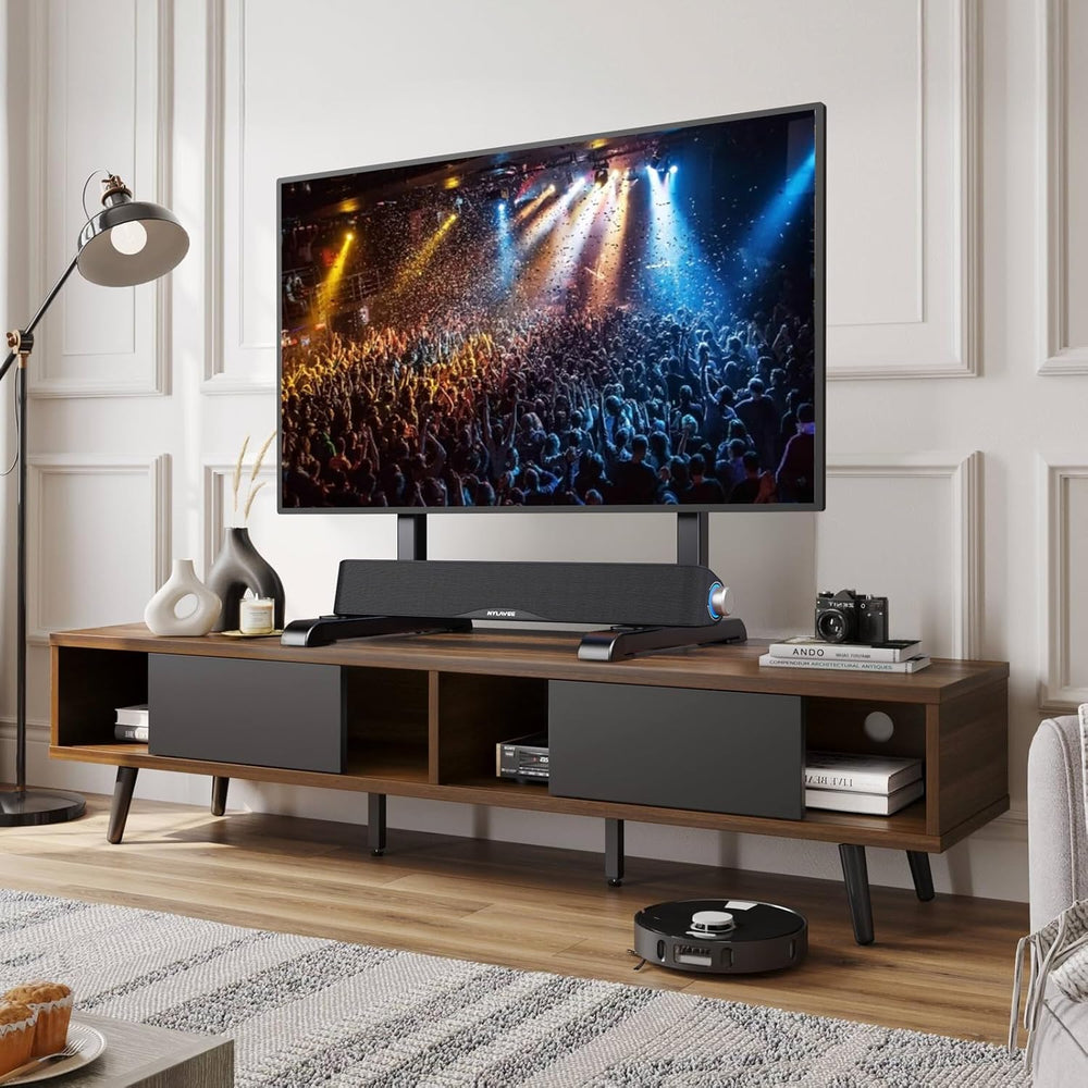AX WABER Table Top TV Stand with Height Adjustable TV Legs Replacement for Mo...