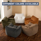 Oversized Bean Bag Chair for Living Room Furniture Bean Bag Chairs for Adults- Small Couch & Lounge Accent Chair for Living Room Chairs or Bedroom