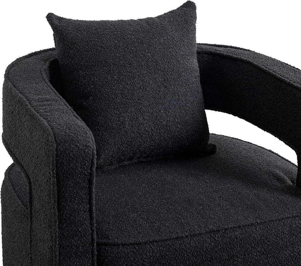 Swivel Accent Chair, Modern Swivel Barrel Chair for Living Room, 360 Degree C...