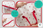 Canvas Storage Bags 2 Pack (Strawberry Bag 2 Pack)