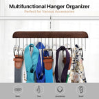 Umo Lorenzo Belt Hanger for Closet - Accessories Organizer Rack for Belts, Ties, and Scarves