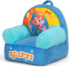 Delta Children - Blippi Cozee Buddy Kids Chair, Blue