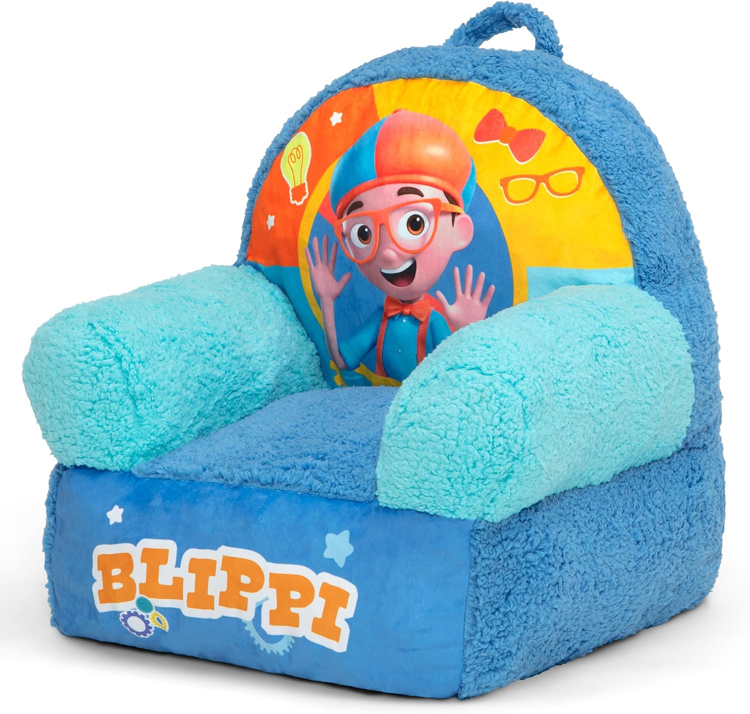 Delta Children - Blippi Cozee Buddy Kids Chair, Blue