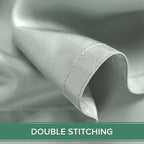 Full Sheets by Pure Bamboo, Genuine 100% Organic Viscose Derived from Bamboo Bed Sheet Set, Luxuriously Soft & Cooling, Double Stitching, Lifetime Quality Promise (Full, Sea Glass)