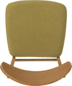 Christopher Knight Home Lucious Curved Leg Rectangular Dining Set, 5-Pcs Set, Natural Oak / Green Tea