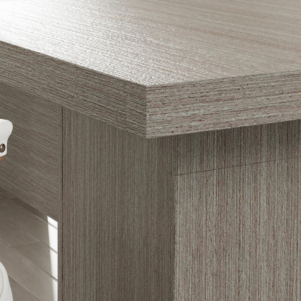 MOUMON 118 inch Kitchen Dining Table for 8-10, Wood Rectangular Kitchen Table...
