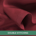 Full Sheets by Pure Bamboo, Genuine 100% Organic Viscose Derived from Bamboo Bed Sheet Set, Luxuriously Soft & Cooling, Double Stitching, Lifetime Quality Promise (Full, Merlot)