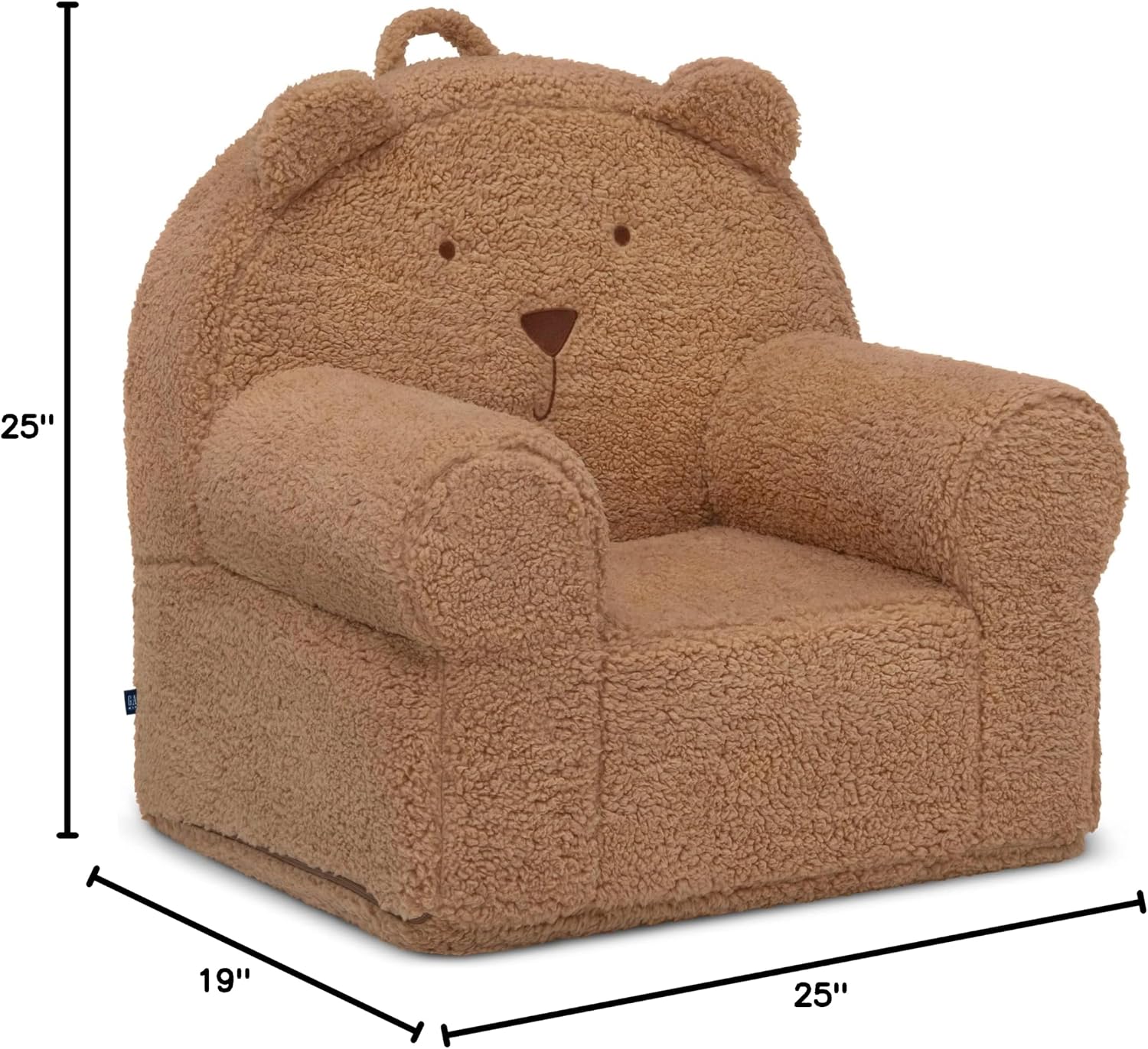 GAP babyGap Sherpa Bear Chair - Greenguard Gold Certified, Tan