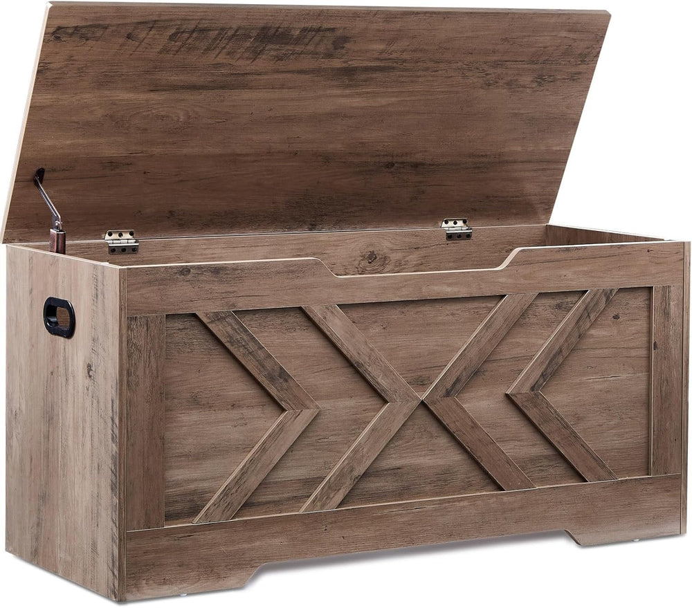 39.4” Storage Bench, Extra Large Entryway Bench with Storage,Storage Chest wi...