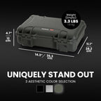 NANUK 910 Waterproof Watch Case with Foam Insert, Olive