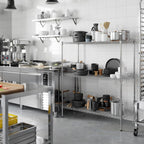 21" Deep x 48" Wide x 54" Height Wire Shelving Kit | 3-Tier | NSF Commercial Storage Rack Unit