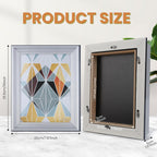 Diversion Safe 7.8"x10" Picture Frame Safe with Secret Compartment for Valuables, Hidden Storage Picture Frame Home Decoration, Wall-Mounted Secret Storage Box for Bedrooms, Living Rooms, and Offices