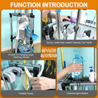 Floor-Standing Multi-Functional Cleaning Tool Organizer storage broom mop and cleaning supplies