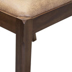 X12X2-008-28 - 13-Pc Dining Room Table Set includes an Extendable Rectangle Kitchen Table and 12 Stackable Polyester Fabric Dining Chairs, 39x120 Inch, Antique Walnut