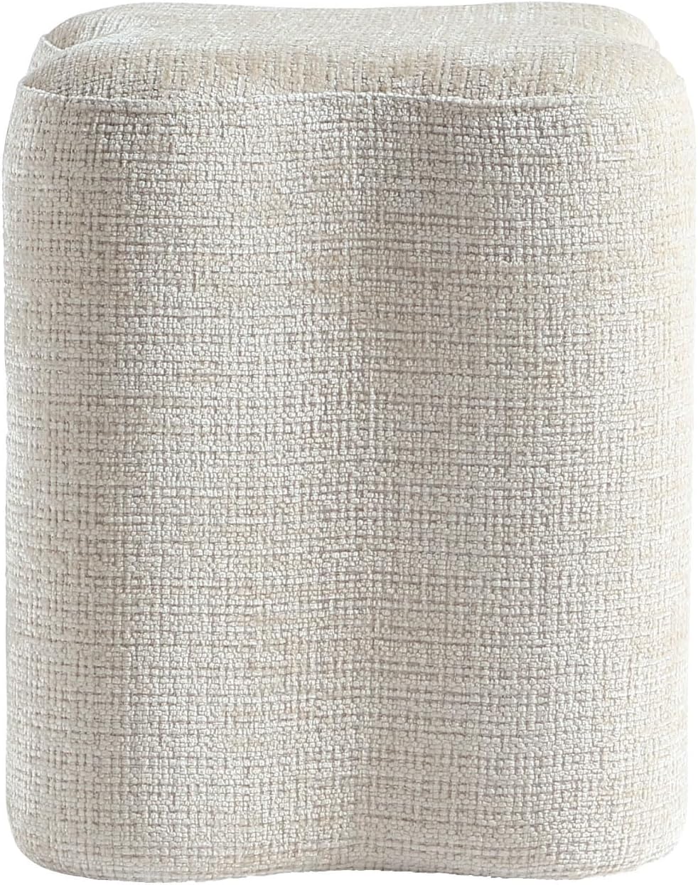 Get Set Style 14.4 Inch Flowers Shaped Ottoman,Modern Chenille Ottoman Vanity...