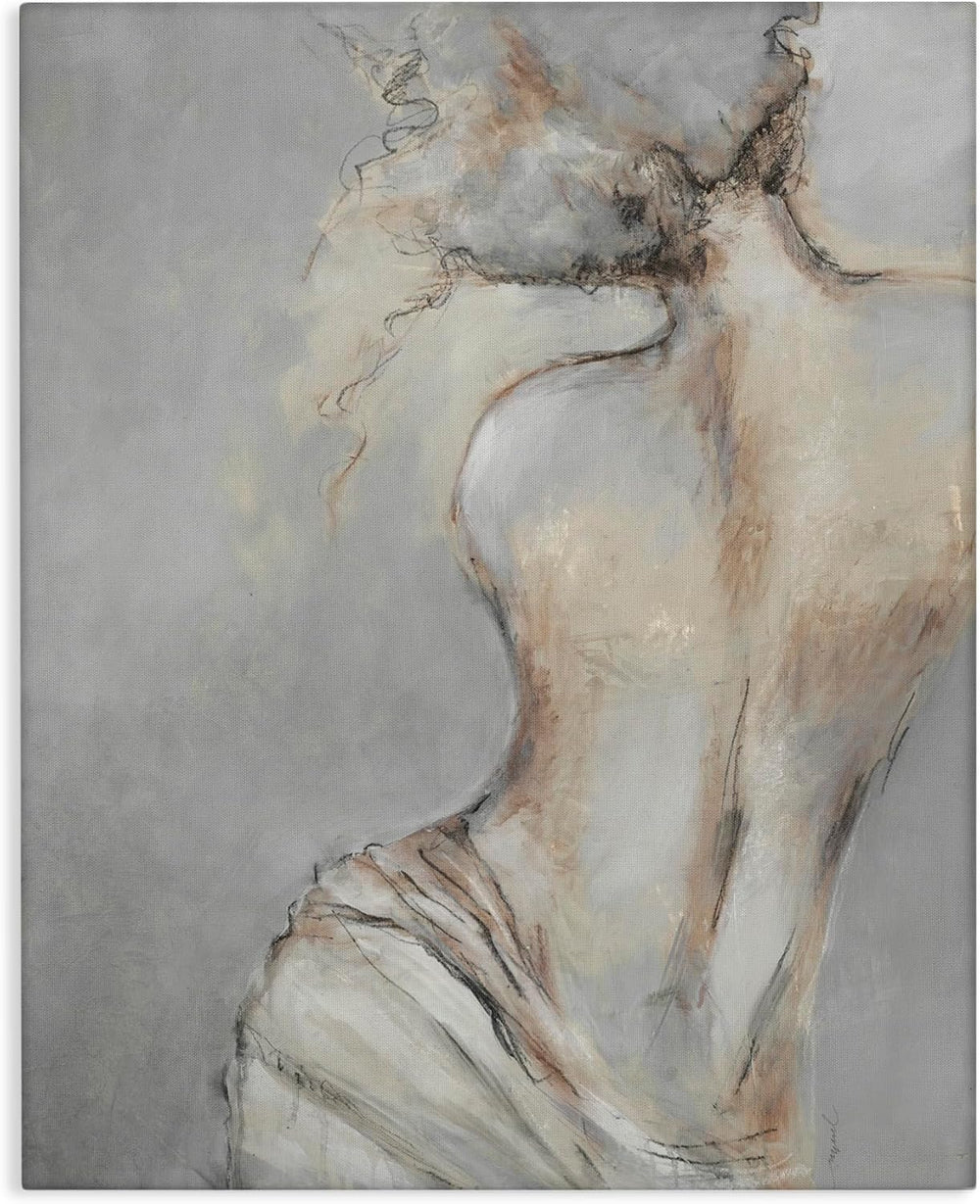 Traditional Nude Baroque, 24 x 30 Inch Canvas Wall Art