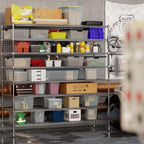 24" Deep x 72" Wide x 74" Height Wire Shelving Kit | 8-Tier | NSF Commercial Storage Rack Unit